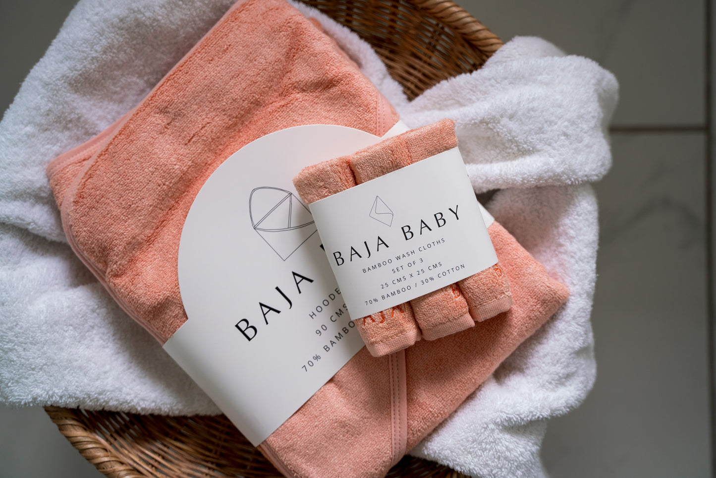 Citrus Bamboo/Cotton Wash Cloths (3 Pack)