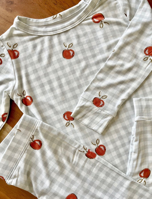 Bamboo PJ Set- Apple Pie