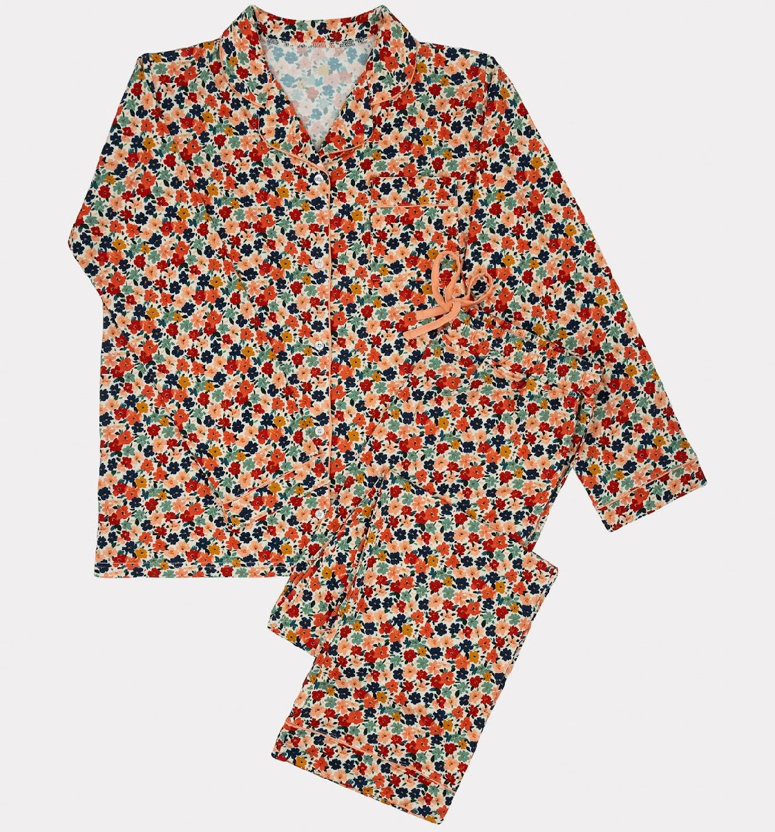 Mama Matching Bamboo PJ Set- Bouquet