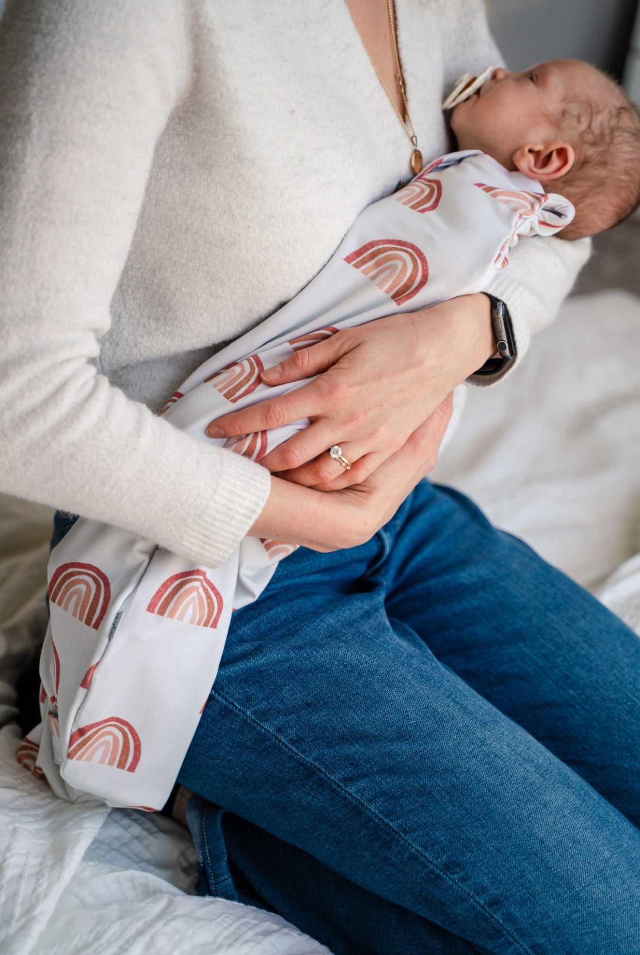 0-3M Sleep Bag Swaddles- Rainbows