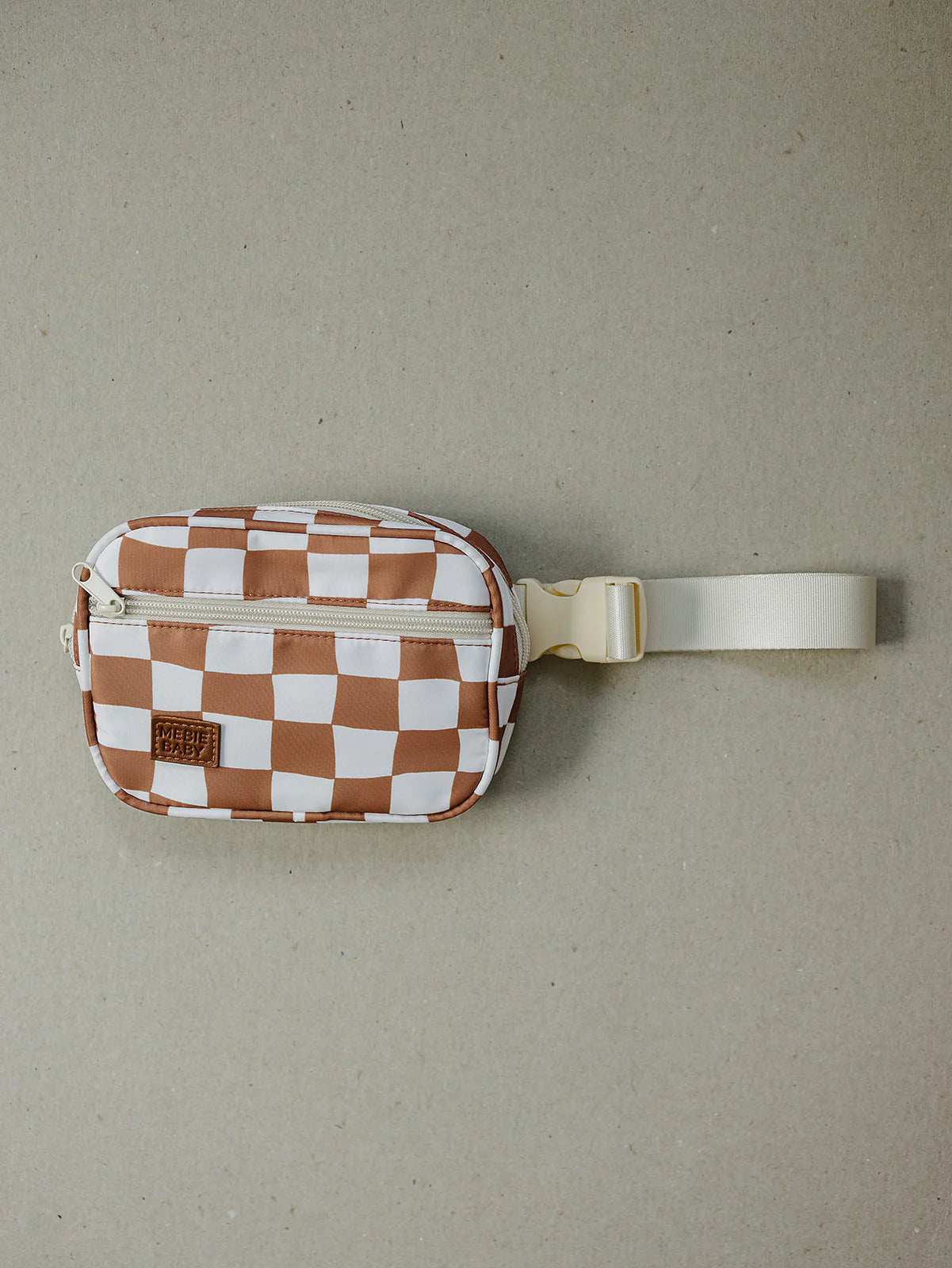 Rust Checkered Mini Fanny Pack