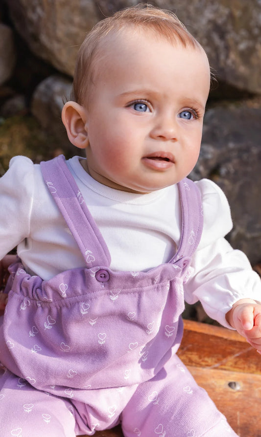 Organic Cotton Onesie and Overall Set