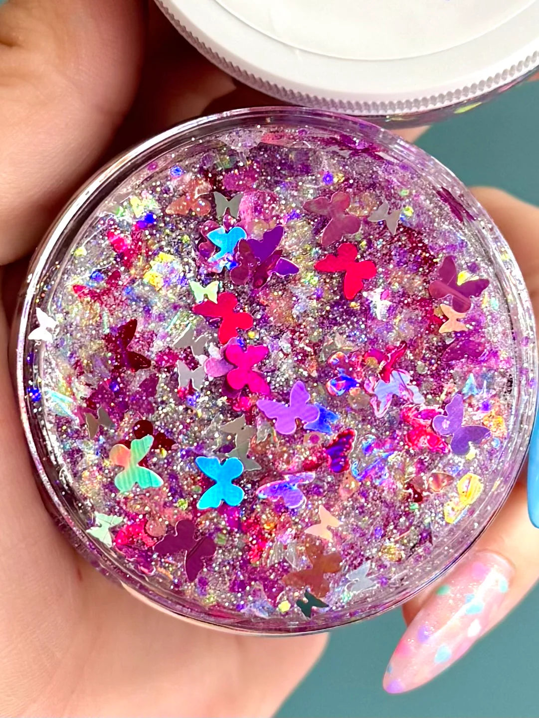 Glittery Hair Gel