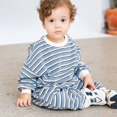 Mini Matching Striped Romper