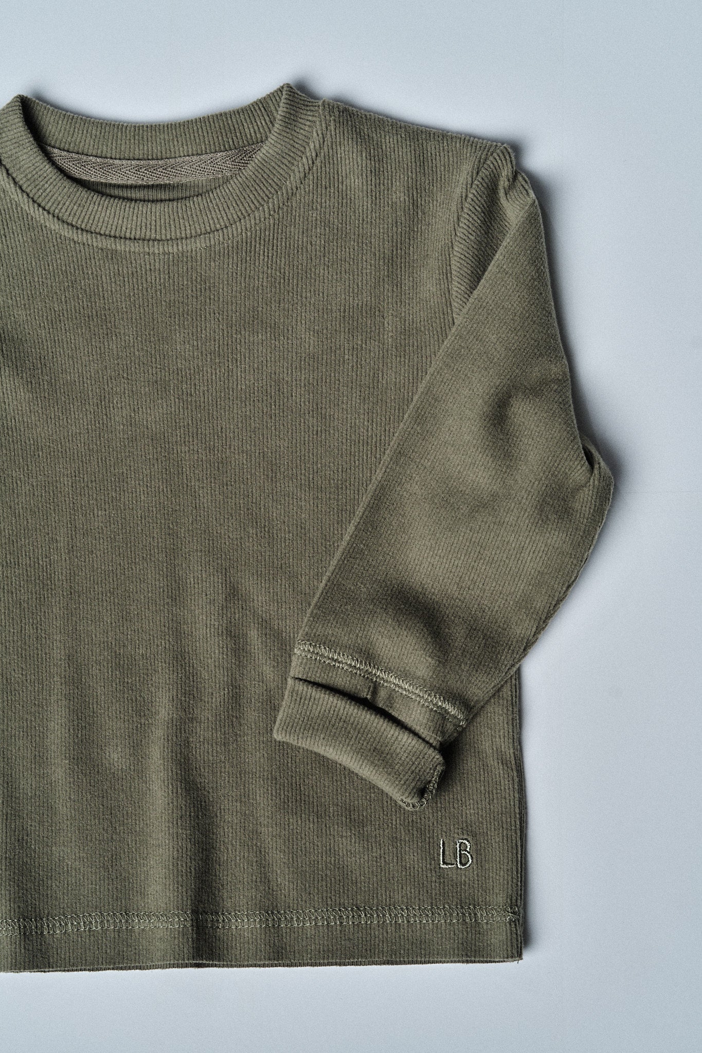 Long Sleeve Ribbed Tee