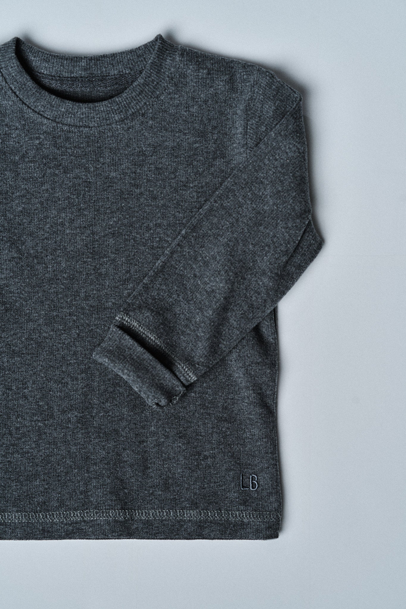 Long Sleeve Ribbed Tee