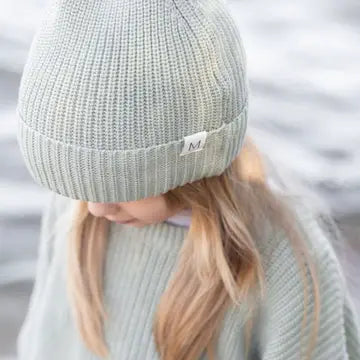 Sage Chunky Knit Beanie