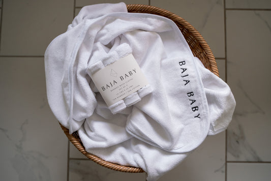 Hooded Towel (White)