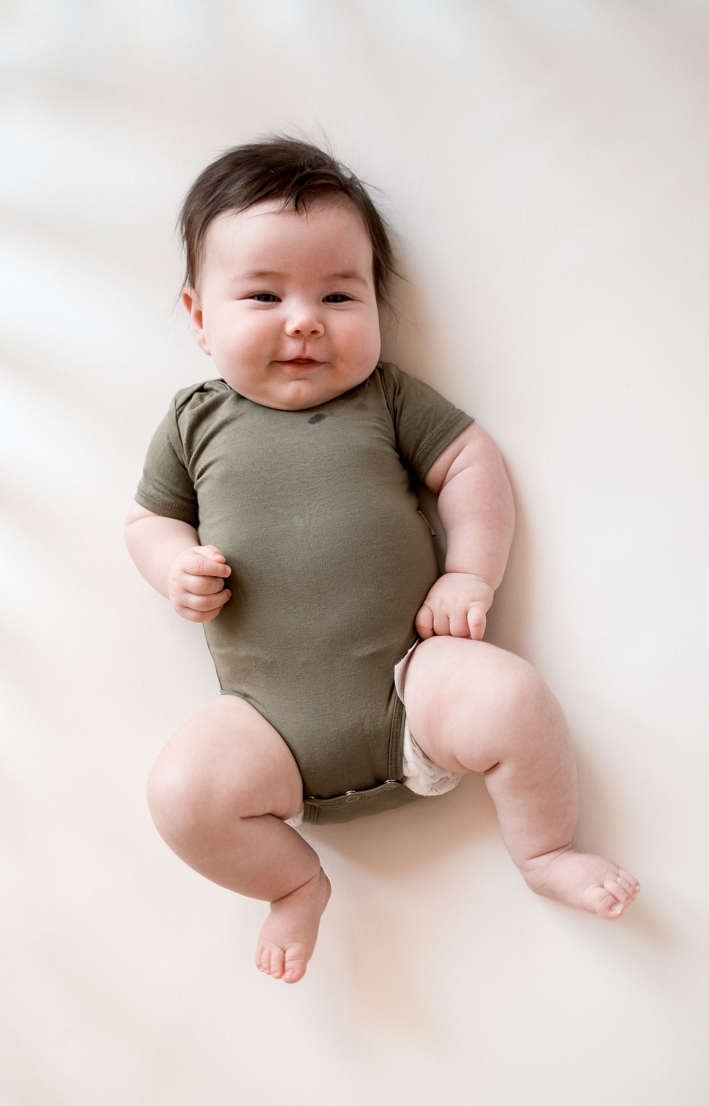 Sage Short-Sleeve Bamboo Bodysuit