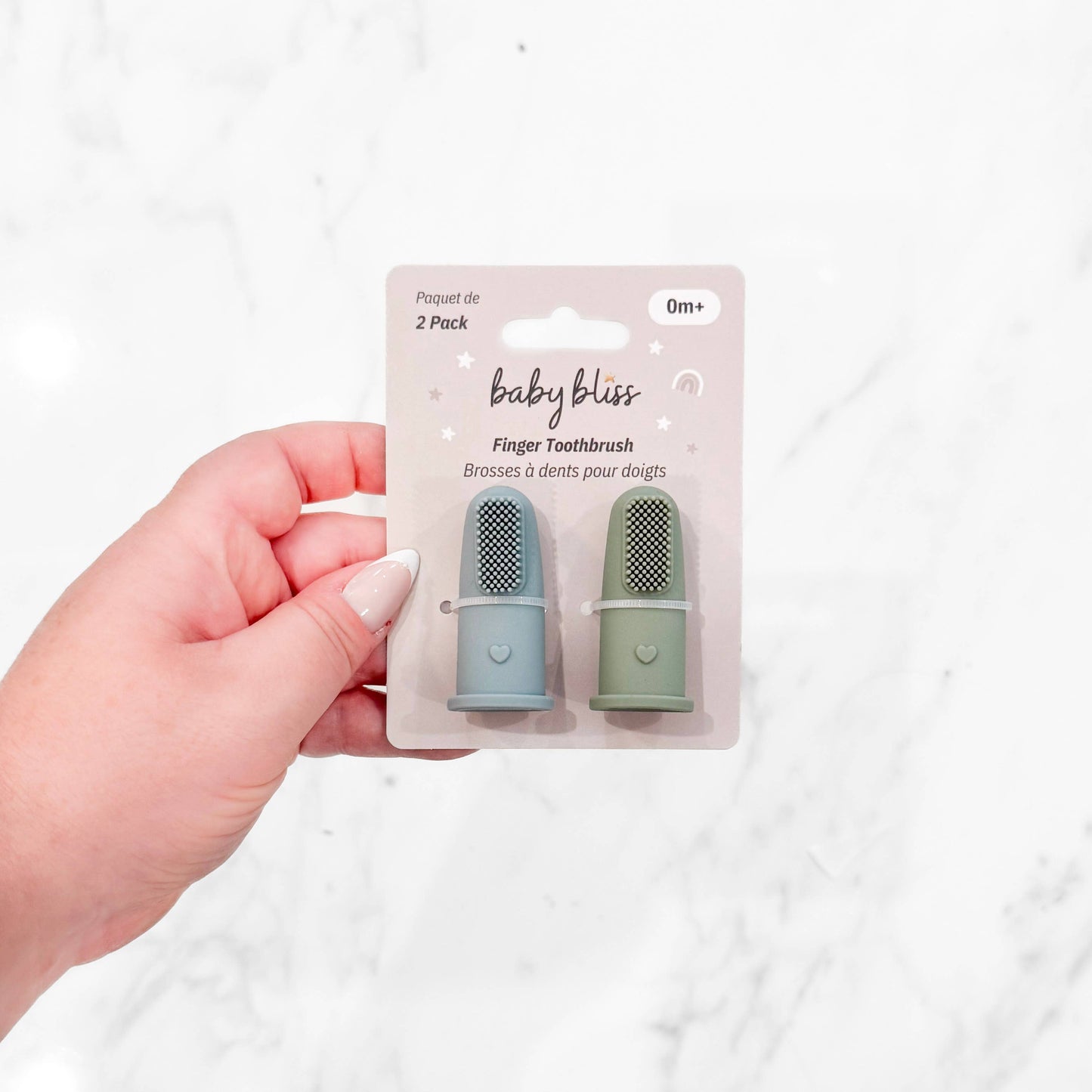 Infant Toothbrush - Dusty Teal & Sage