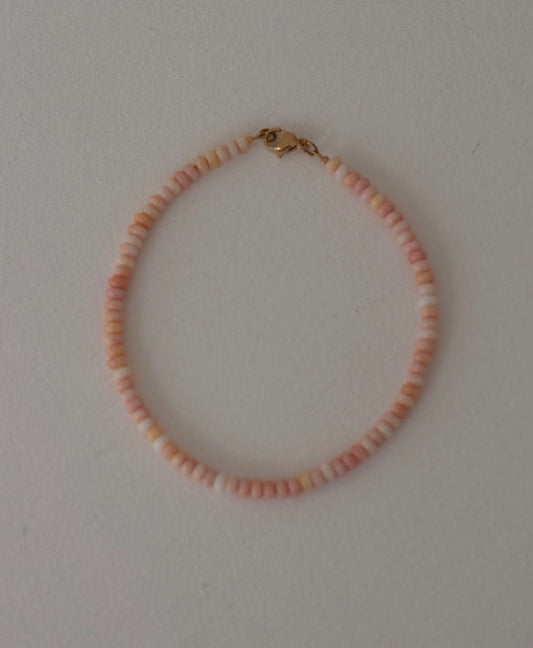 Peach Anklet