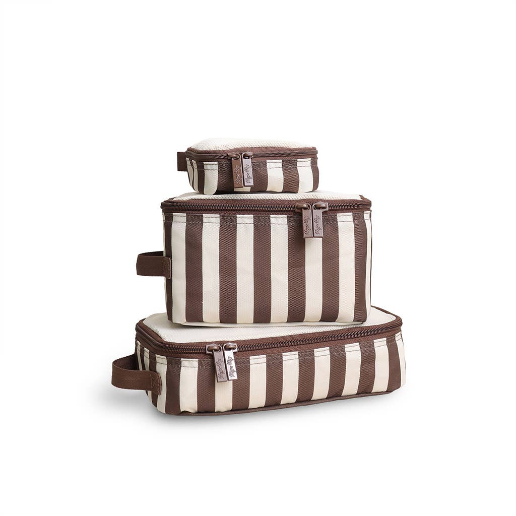 *NEW* Pack Like A Boss™ Mocha Stripe