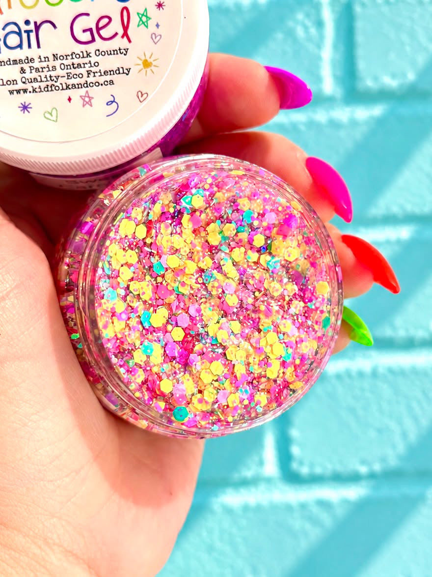 Glittery Hair Gel