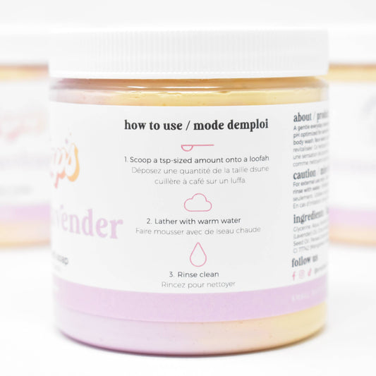 Lemon Lavender Whipped Soap