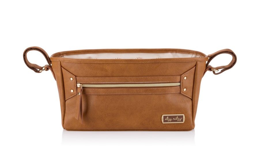 Cognac Travel Stroller Caddy