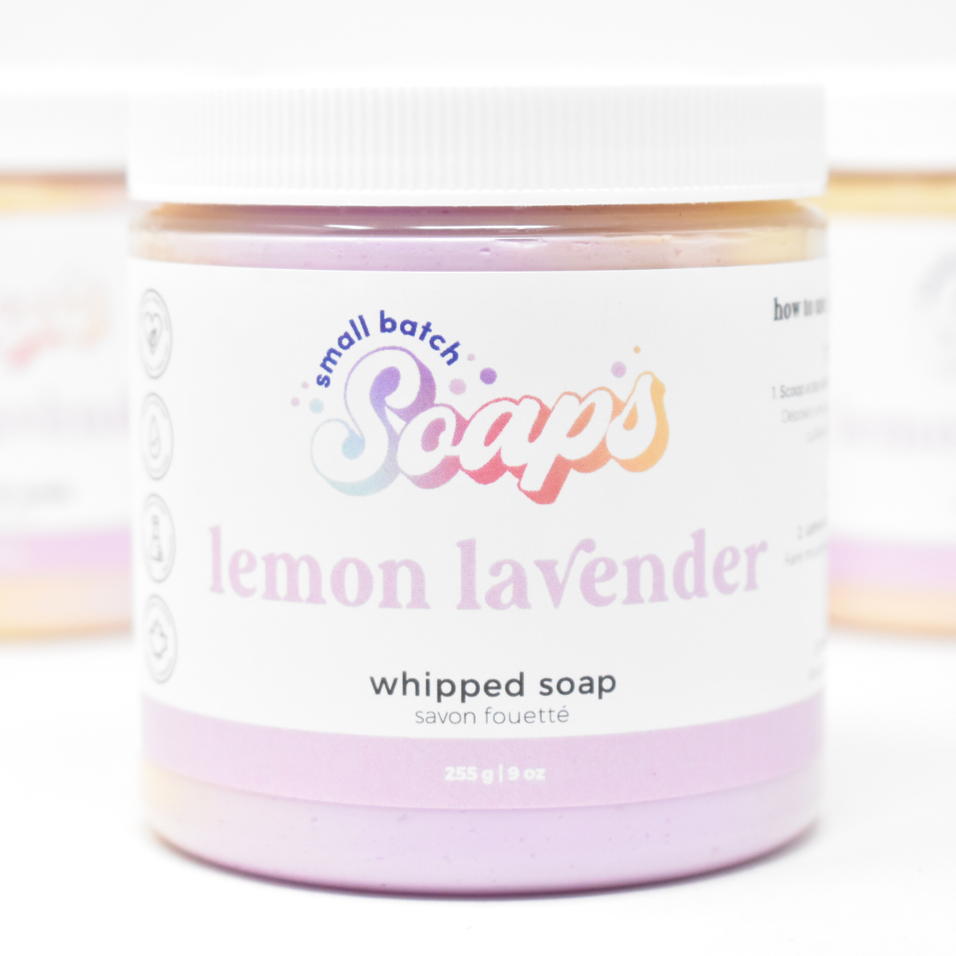 Lemon Lavender Whipped Soap