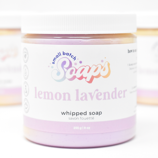 Lemon Lavender Whipped Soap