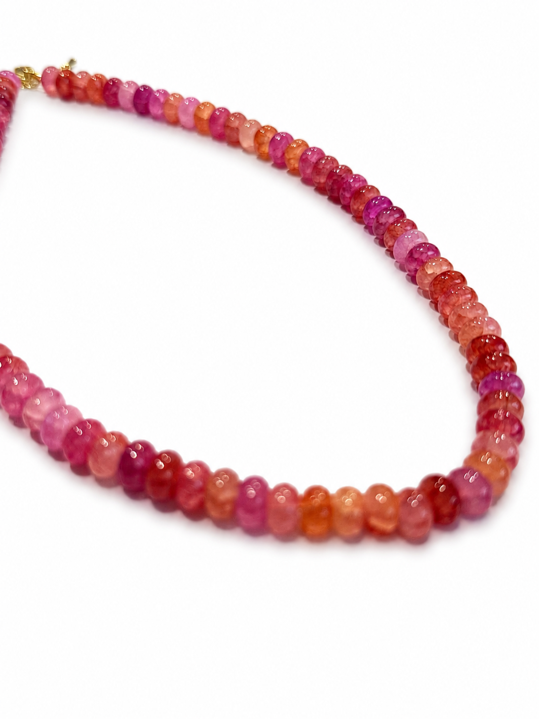 Peach Bellini Gemstone Necklace