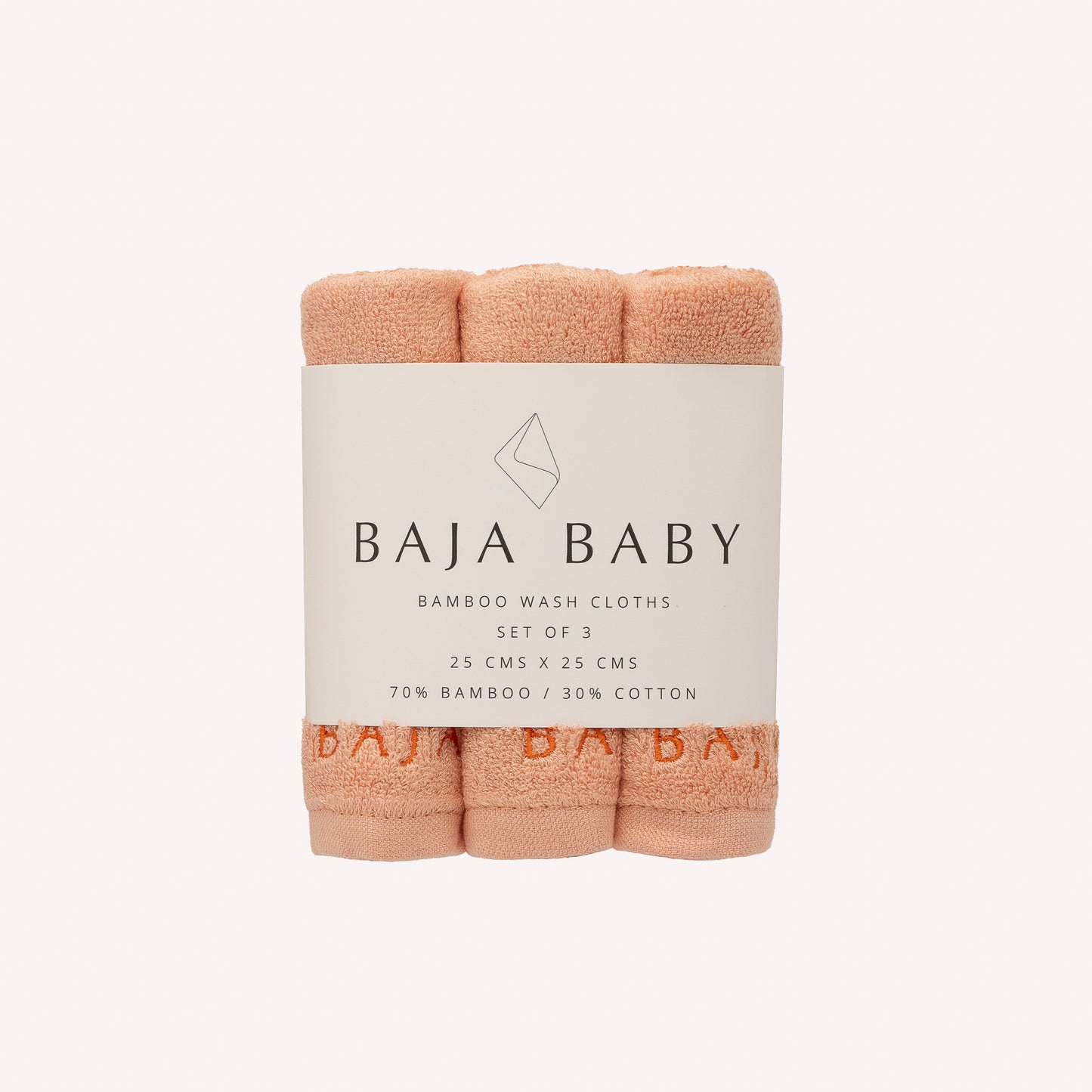 Citrus Bamboo/Cotton Wash Cloths (3 Pack)