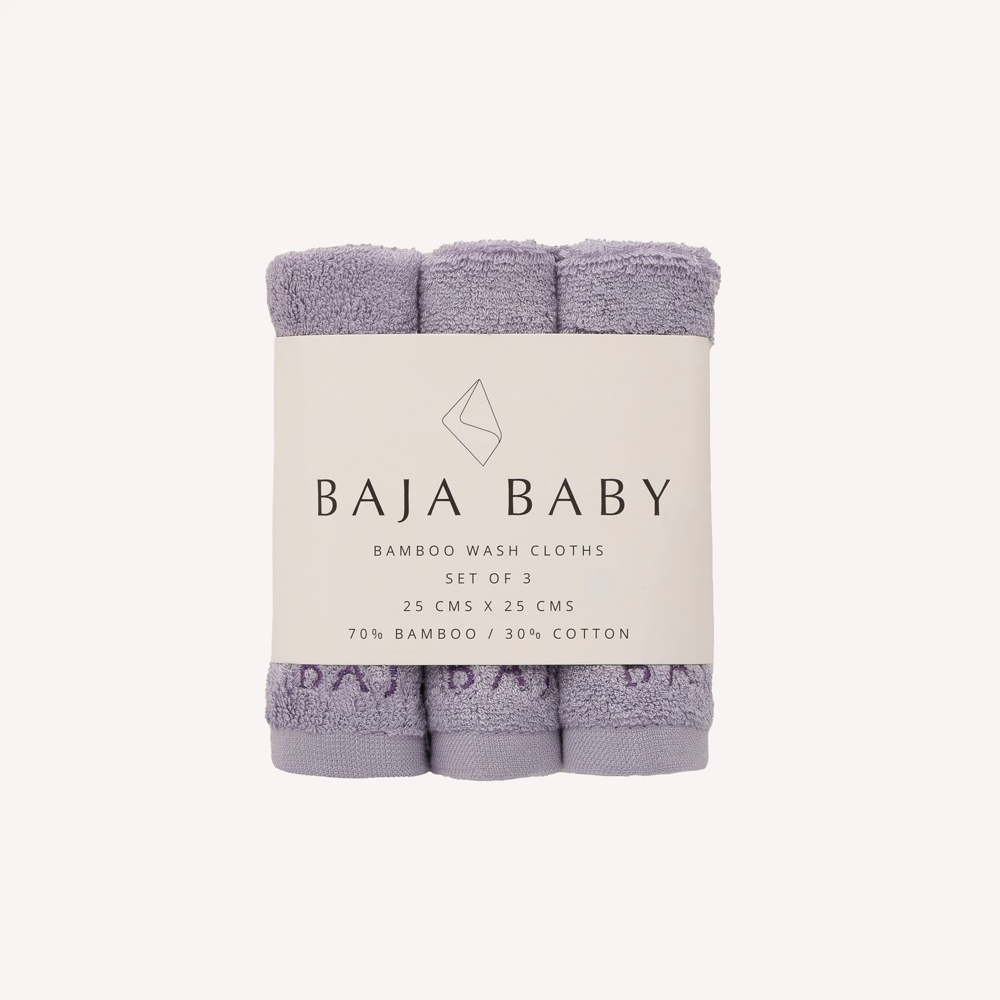 Lavender Bamboo/Cotton Wash Cloths (3 Pack)