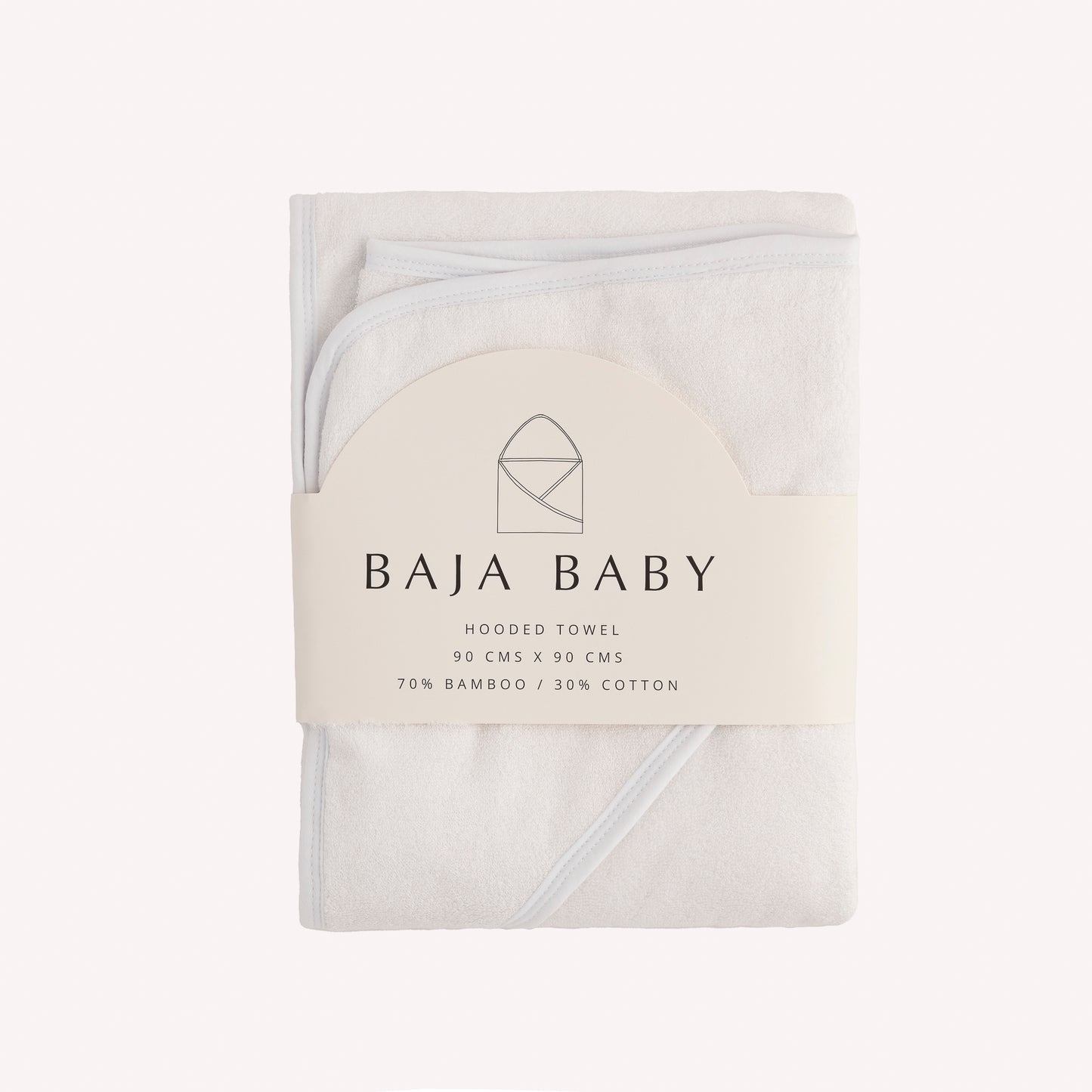 Hooded Towel (White)