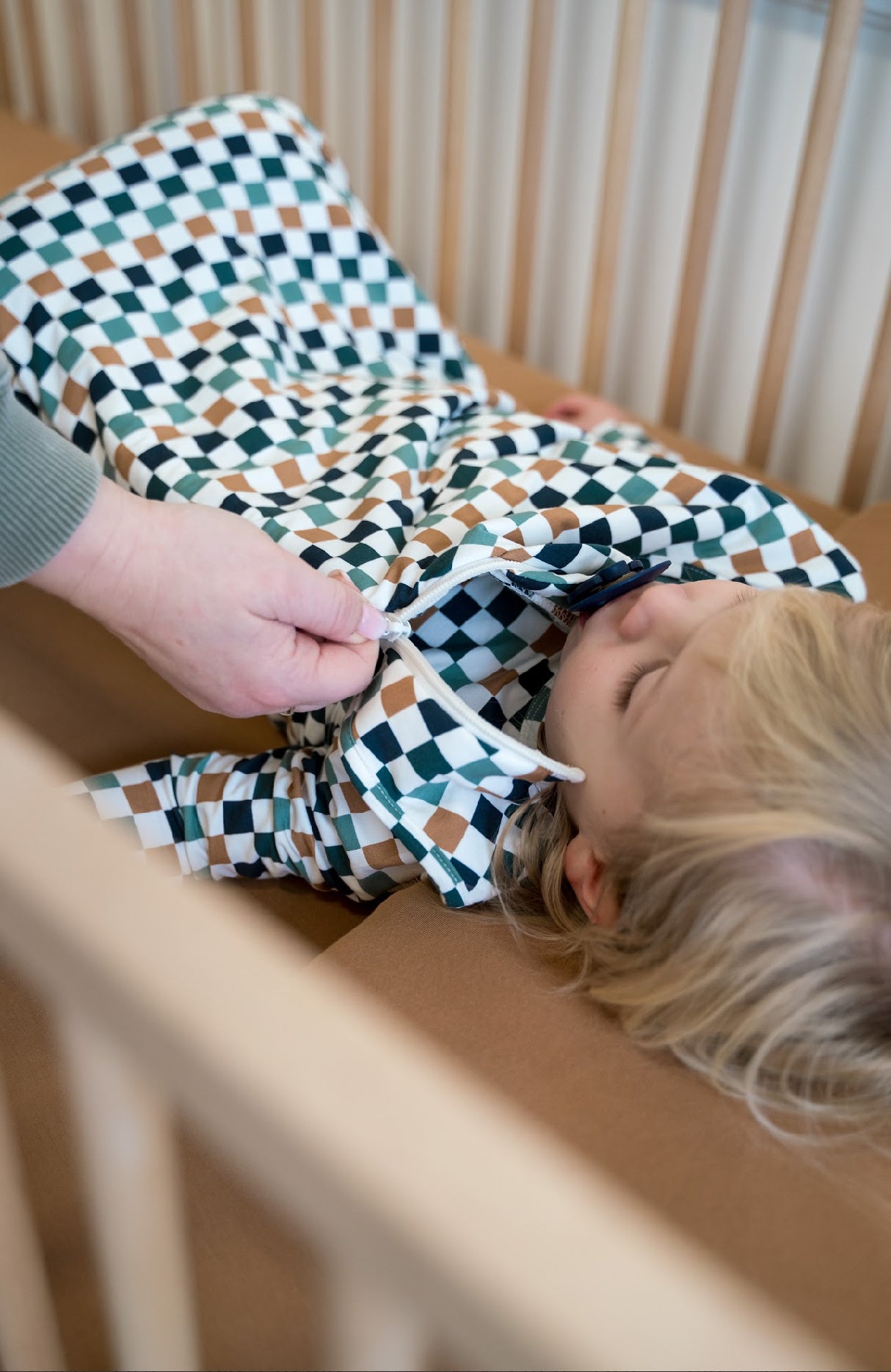 Multi Check Bamboo Sleep Sac 1.0 TOG