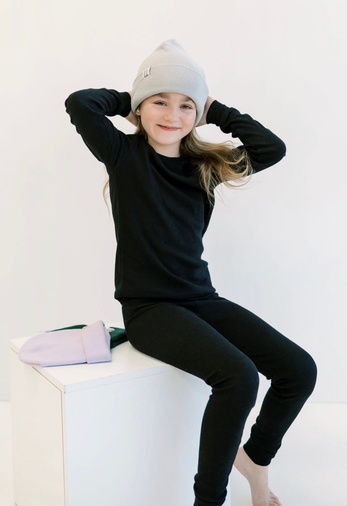 Cotton Rib Knit Toques