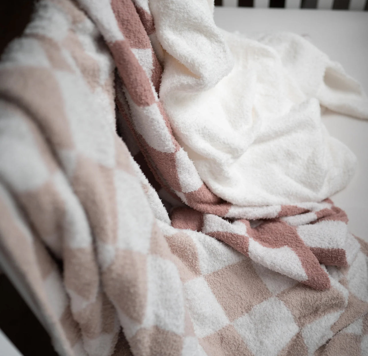 Plush Blanket- Check Collection