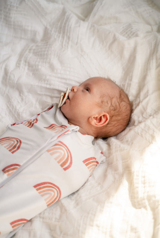 0-3M Sleep Bag Swaddles- Rainbows