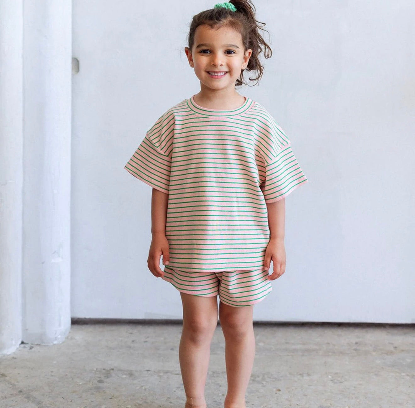 Cotton Striped Two-Piece Sets