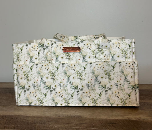Ultimate Caddy-White Floral