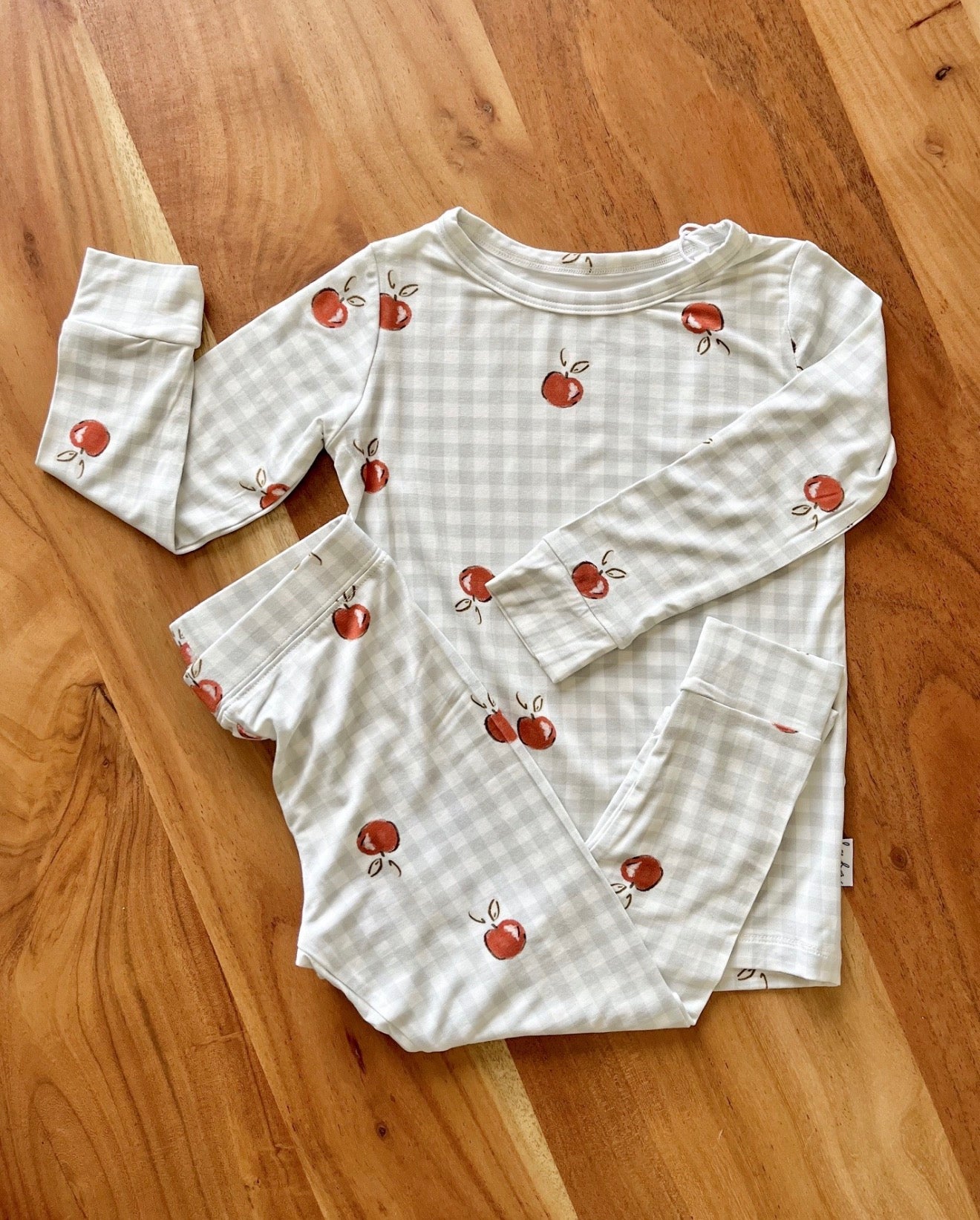 Bamboo PJ Set- Apple Pie