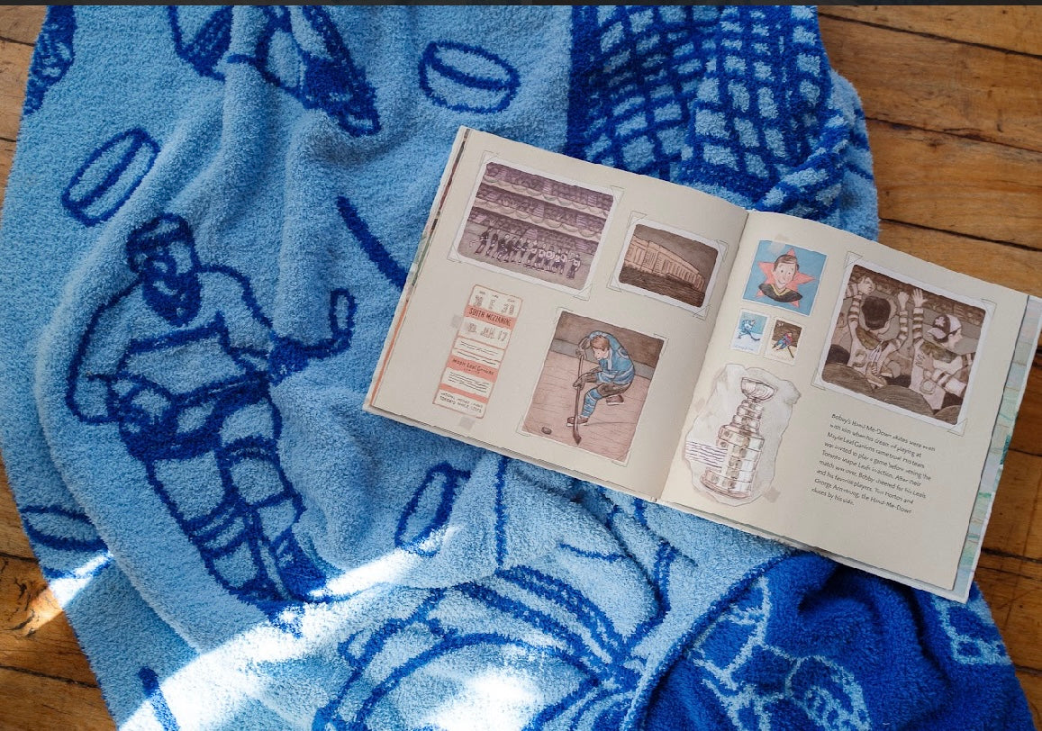 Toddler Size Plush blanket- Zamboni