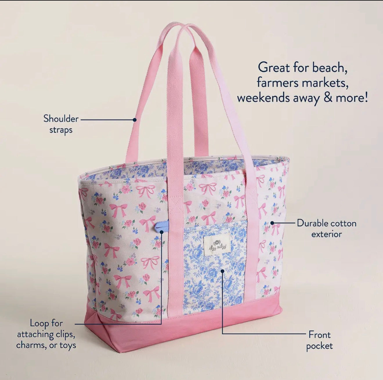 Itzy Explorer Canvas Tote