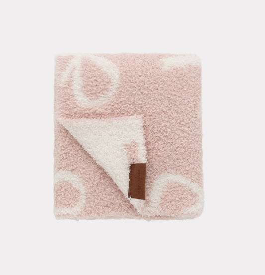Toddler Size Plush Blanket- Bows