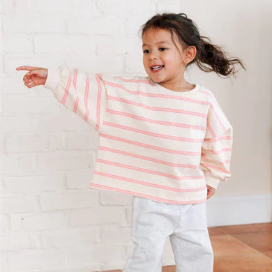 Striped Long Sleeve Crewneck