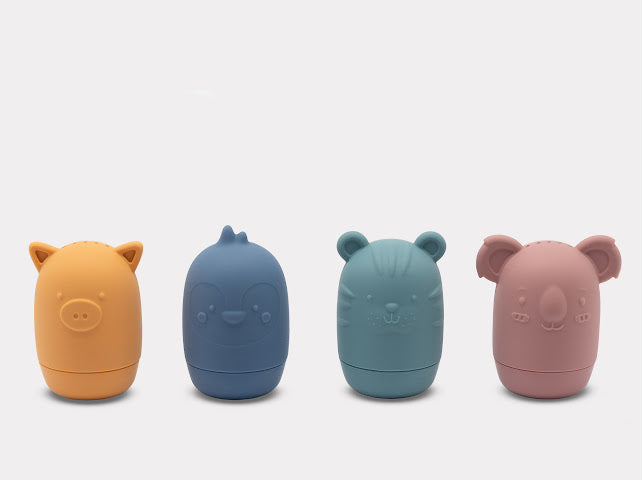 Bath Animal Squeezers- 4 Pack -Tidal