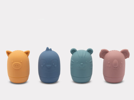 Bath Animal Squeezers- 4 Pack -Tidal