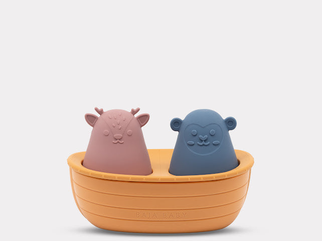 Float Boat and Animal Set- Golden