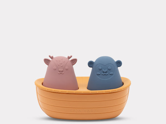 Float Boat and Animal Set- Golden