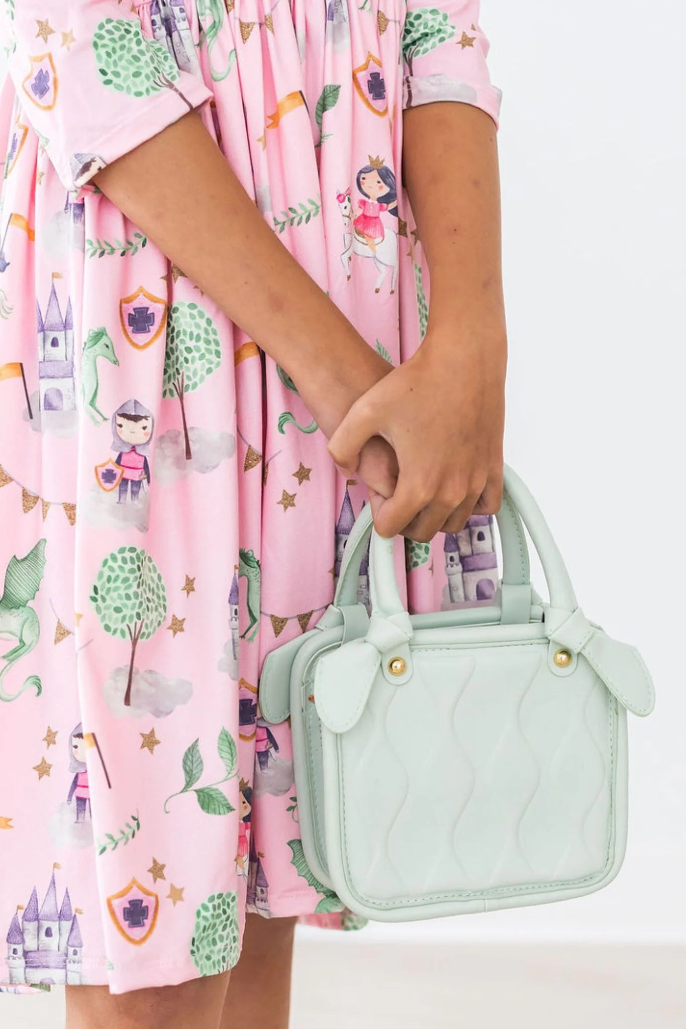 Mint Groovy Crossbody Purse