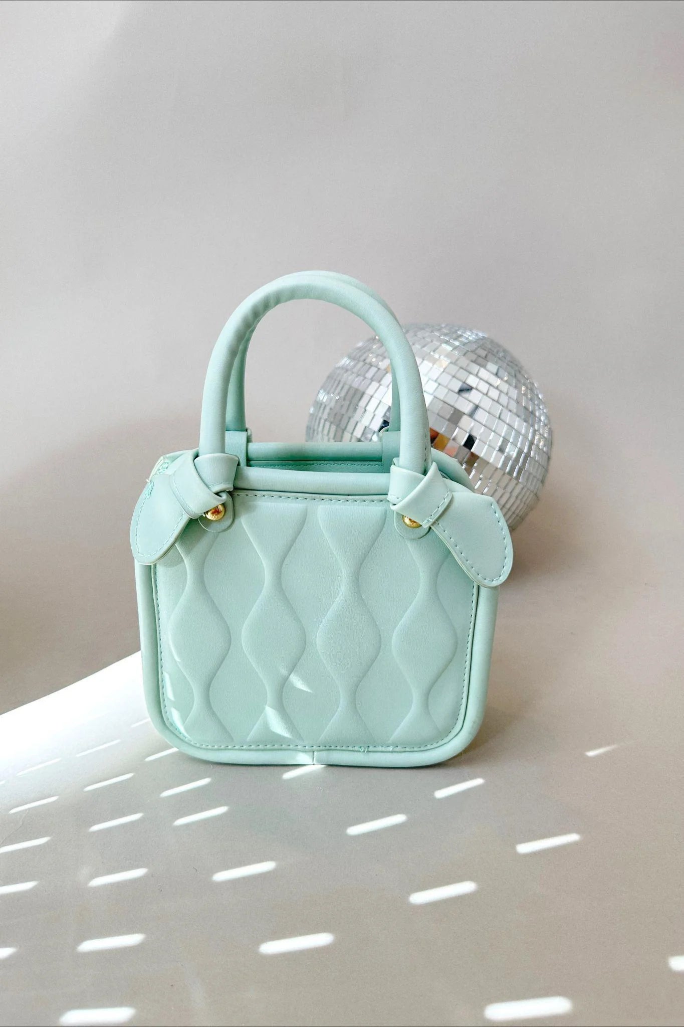 Mint Groovy Crossbody Purse