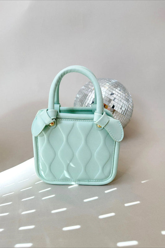 Mint Groovy Crossbody Purse
