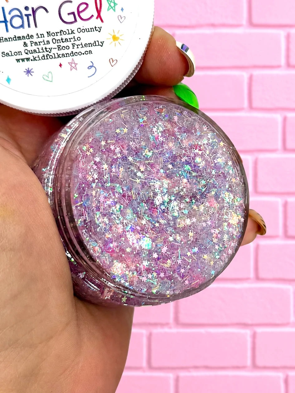 Glittery Hair Gel