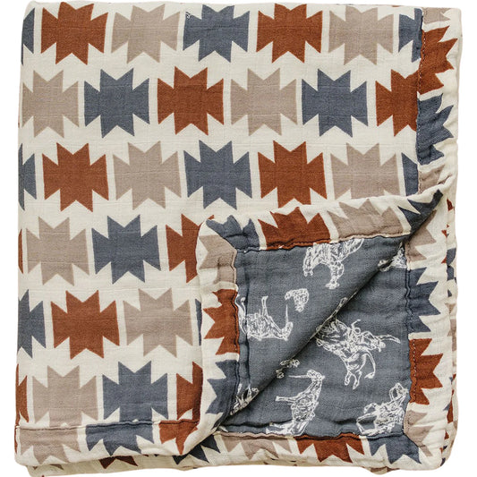 Western Aztec and Wild West Muslim Quilt