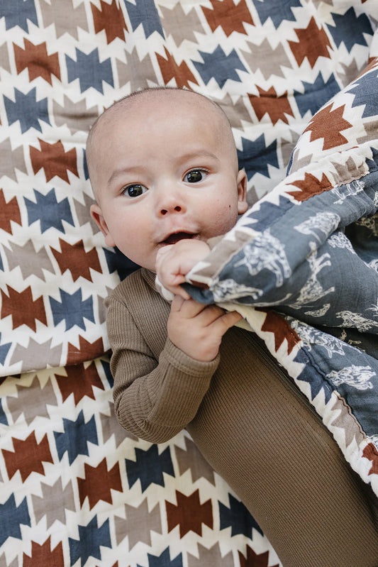 Western Aztec and Wild West Muslim Quilt