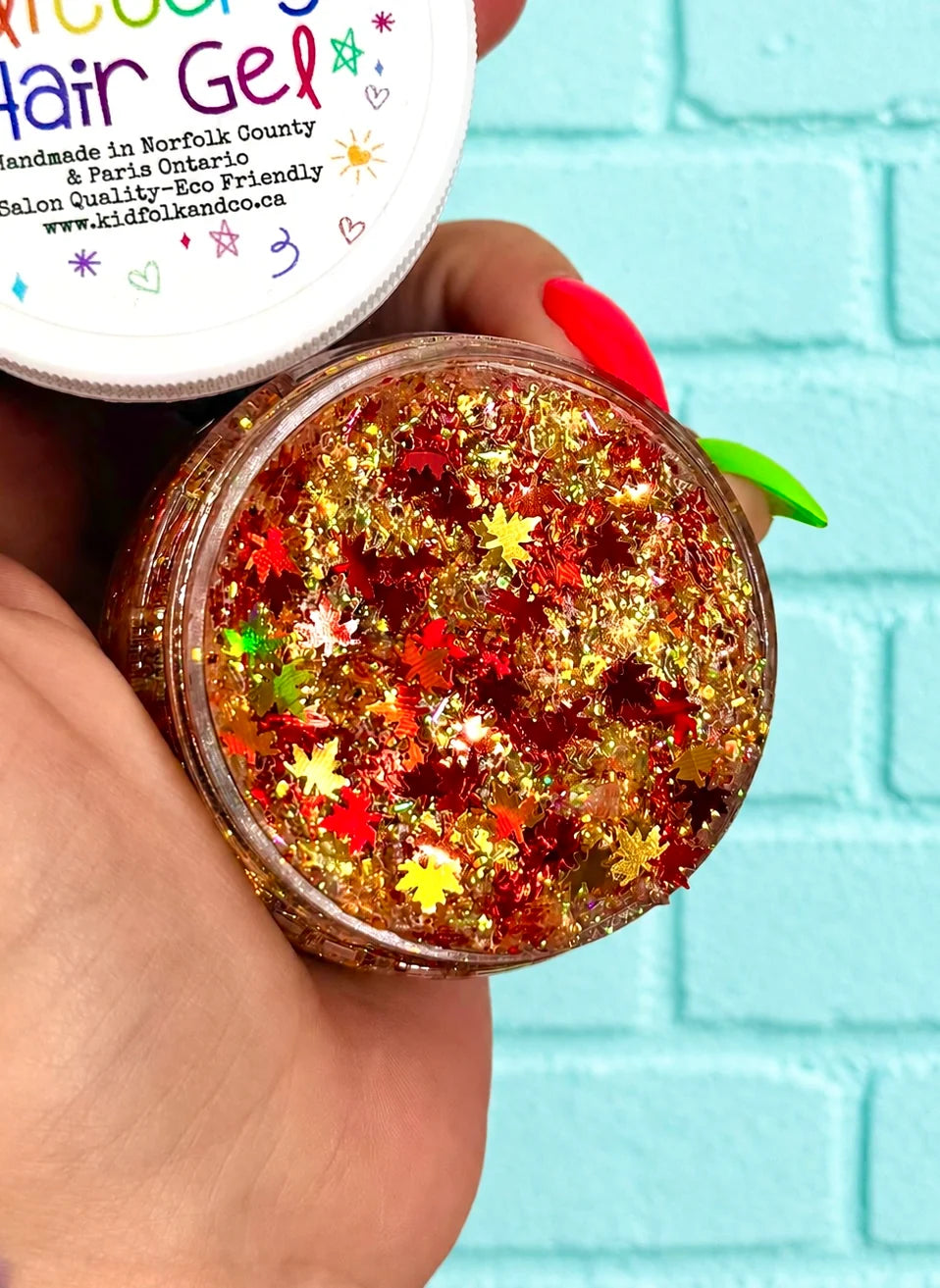 Glittery Hair Gel