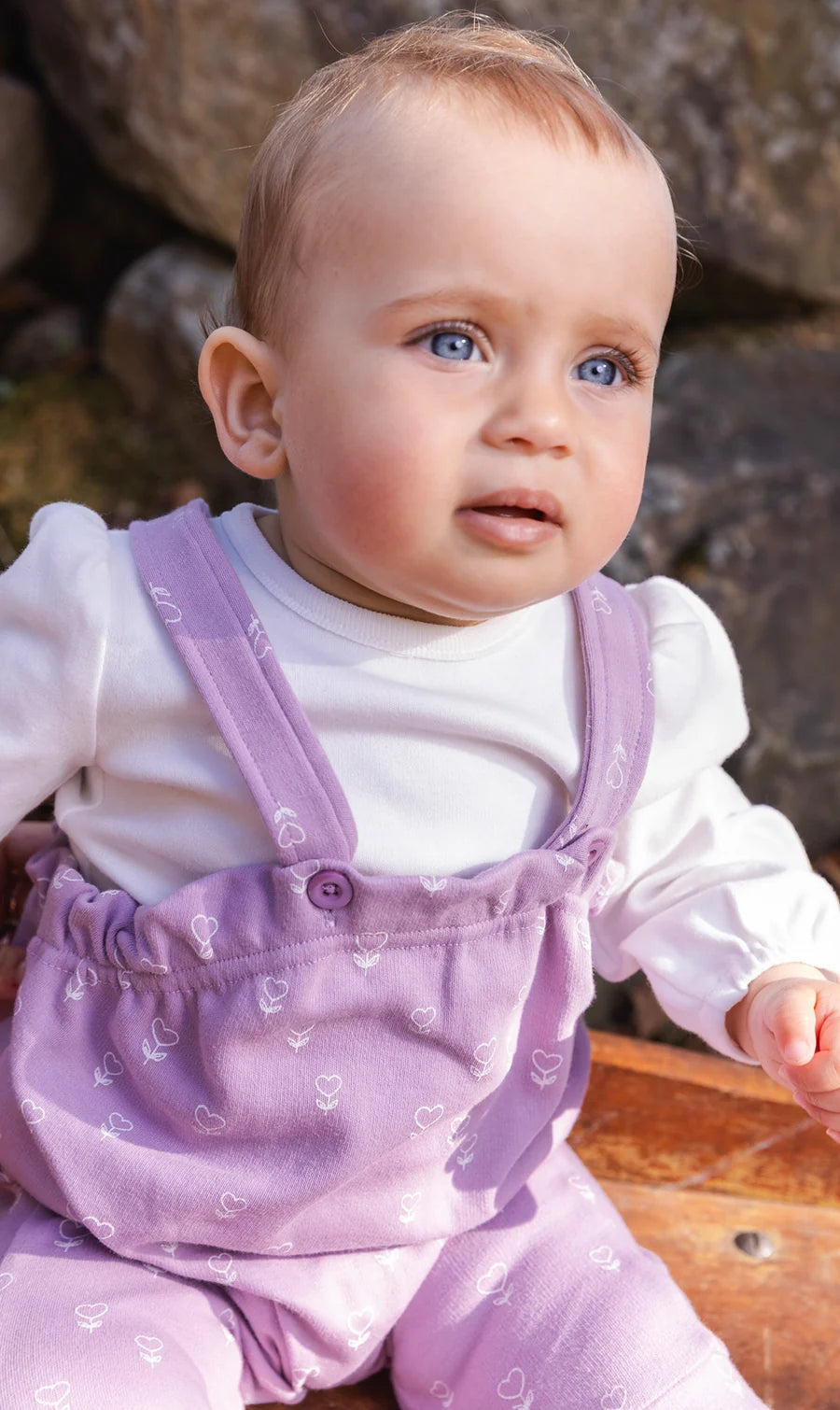 Organic Cotton Onesie and Overall Set