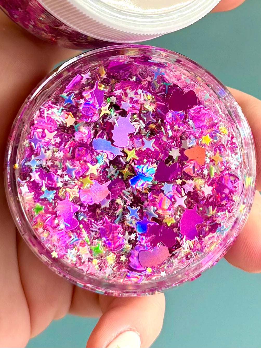 Glittery Hair Gel