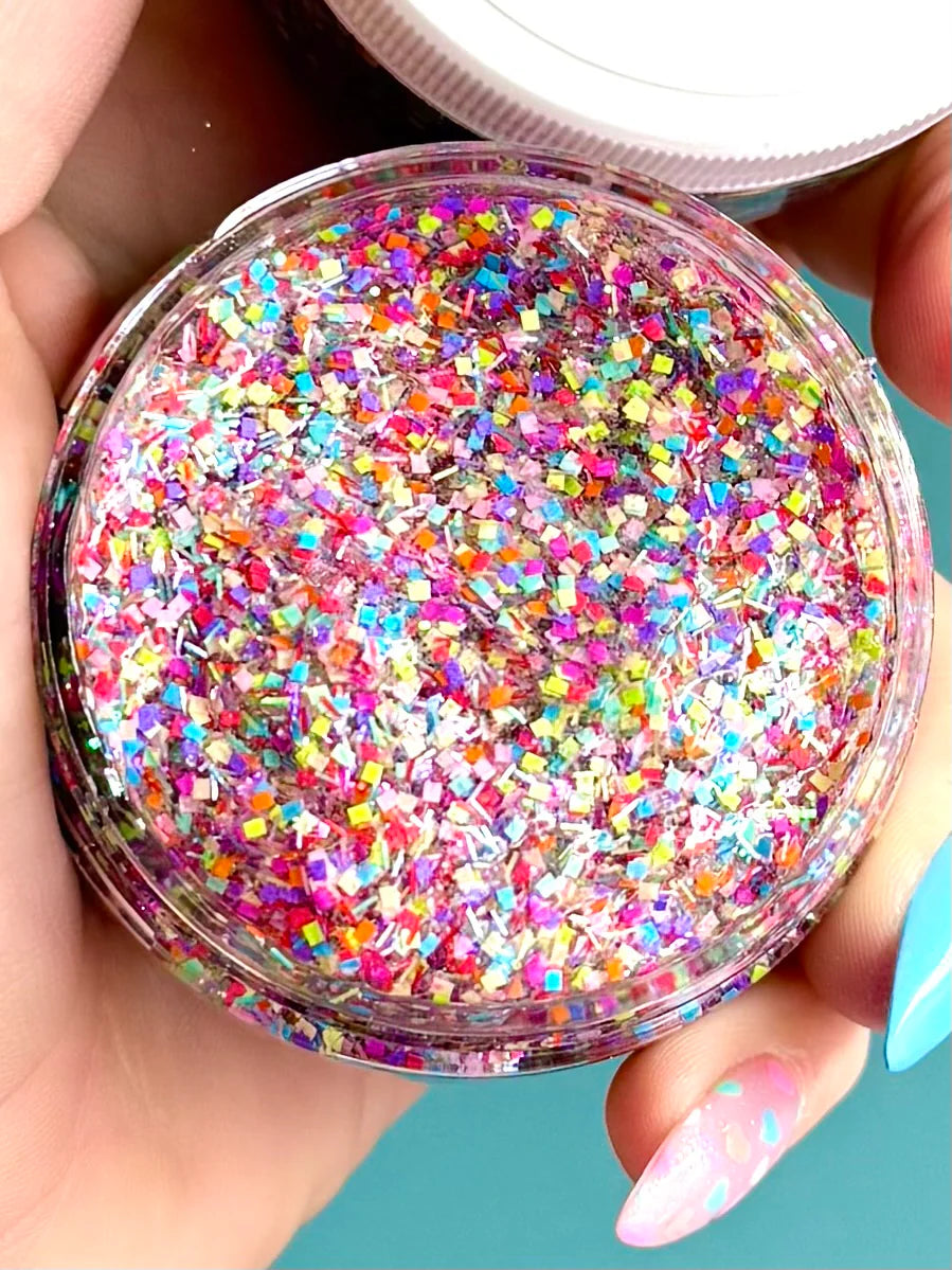 Glittery Hair Gel